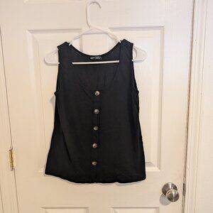 Faux Button Tank